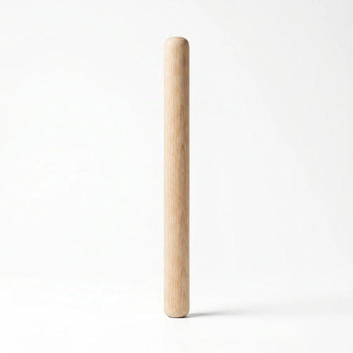 Rodillo De Madera Para Masas De Pizza O Pan 50cm Madera