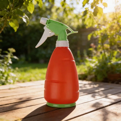 Botella Spray Plástico Con Dosificador 400ml Rojo