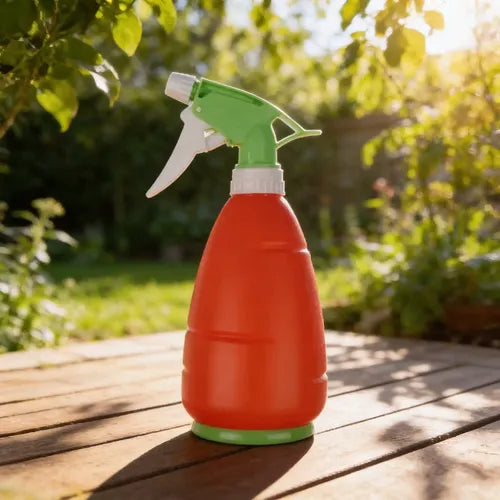 Botella Spray Plástico Con Dosificador 400ml Rojo