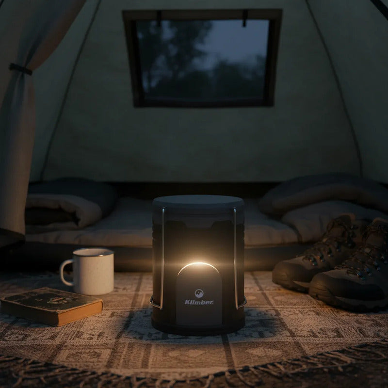 Linterna De Camping 24 Led Negro