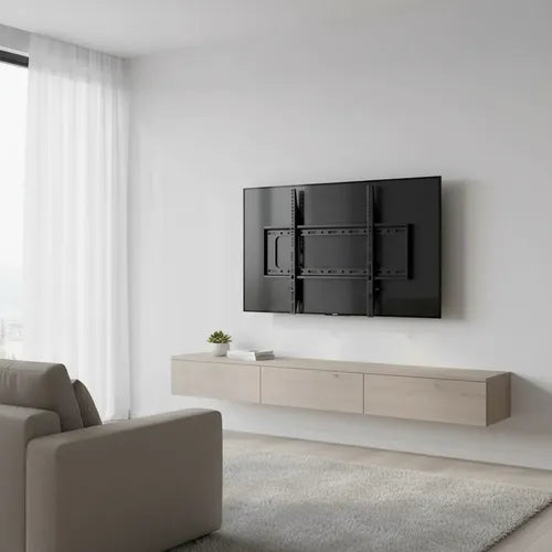 Soporte Genérico Para Tv Ns32-85 Hasta 75 Kg Resistente Negro