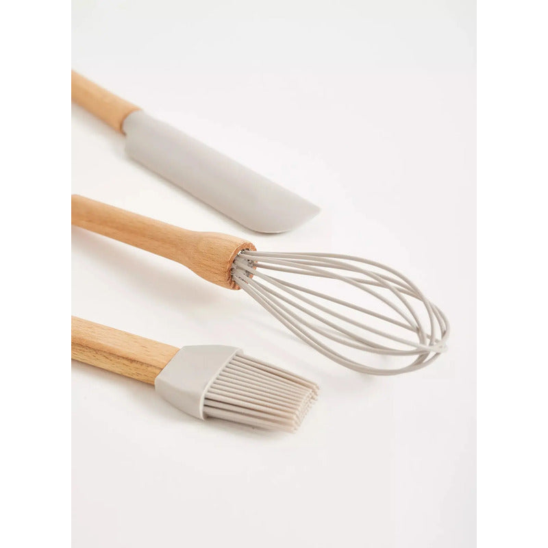 Set 3 Utensilios Repostería Gris