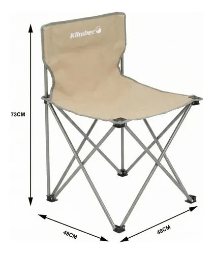 Silla Plegable 48x73x48 Cm Colores Surtidos