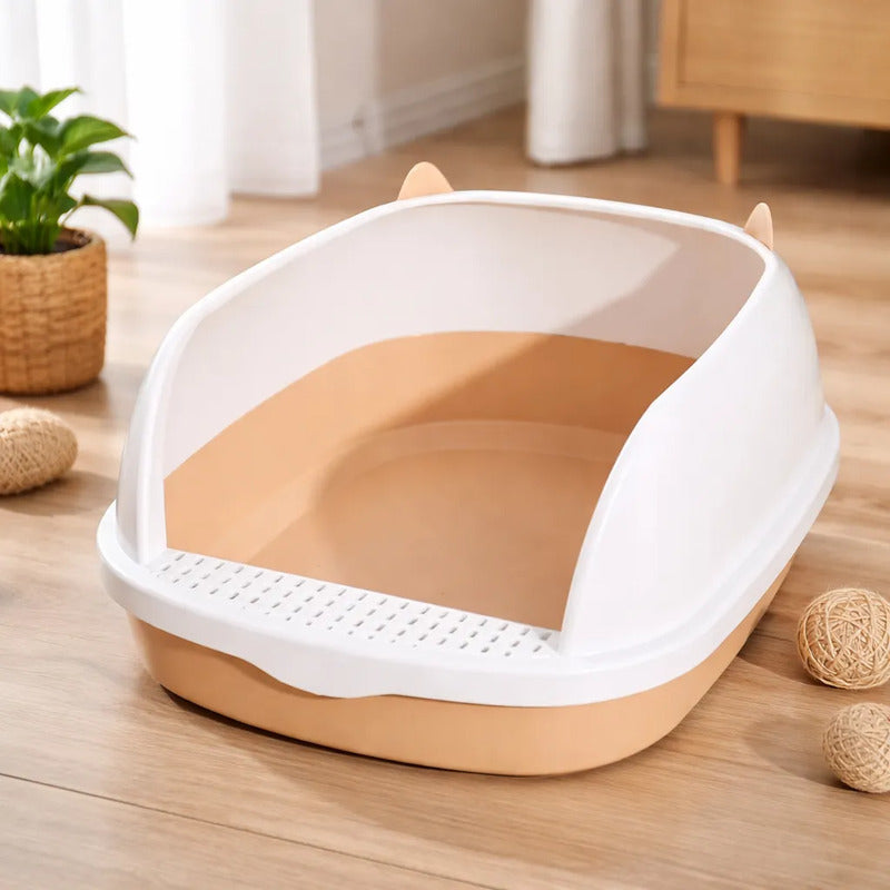 Arenero Para Gato Bandeja Sanitaria 40x33 Con Borde Antiderr