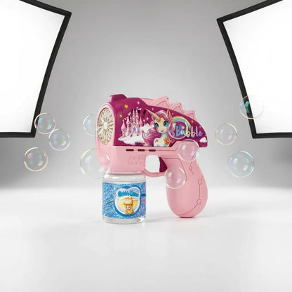 Pistola Burbuja Bubble Para Niñas Rosa