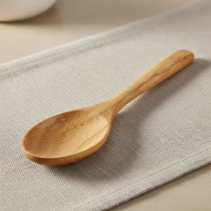 Cuchara De Bambu 18cmx4cm Cocina Utensilio De Madera Madera