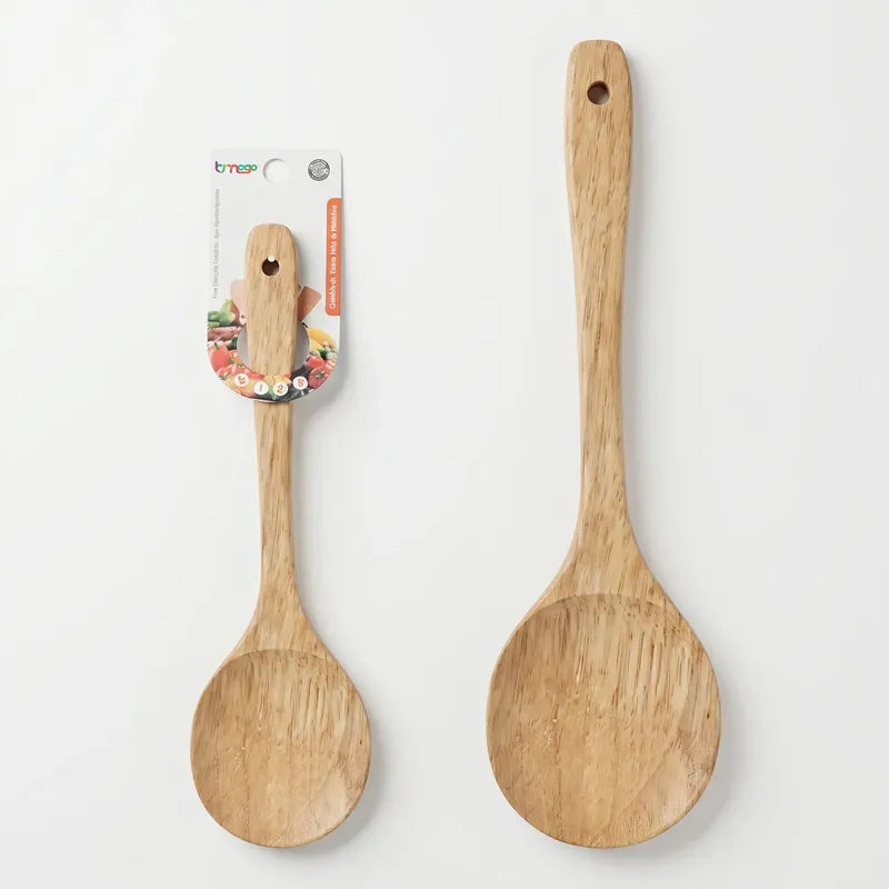 Cuchara De Bambu 31cmx8cm Para Cocinar Utensilio De Madera Madera