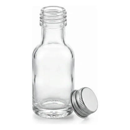 Pack 24 Botellas De Vidrio Ideal Para Aceite O Esencias Transparente