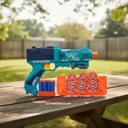 Pistola Lanzador De Dardos Azul