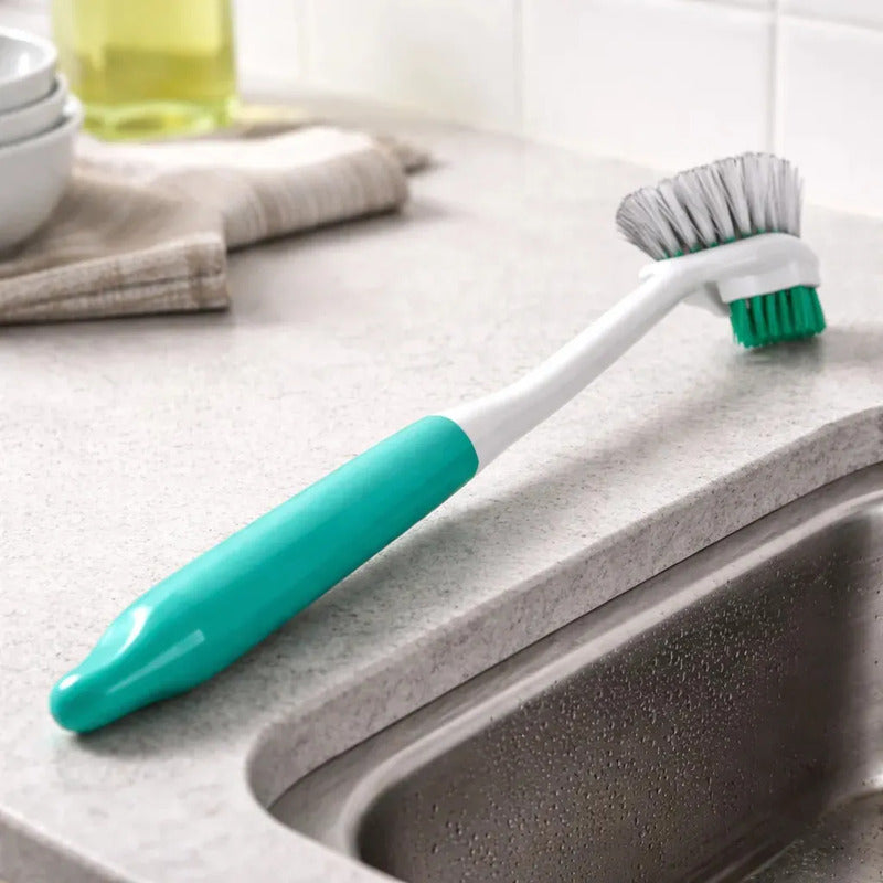 Cepillo Multiuso Para Cocina Baño Limpieza Escobilla Color Celeste