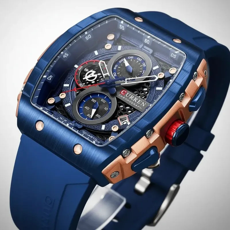 Reloj Curren Dep-estilo Hombre- Silicona Analógico