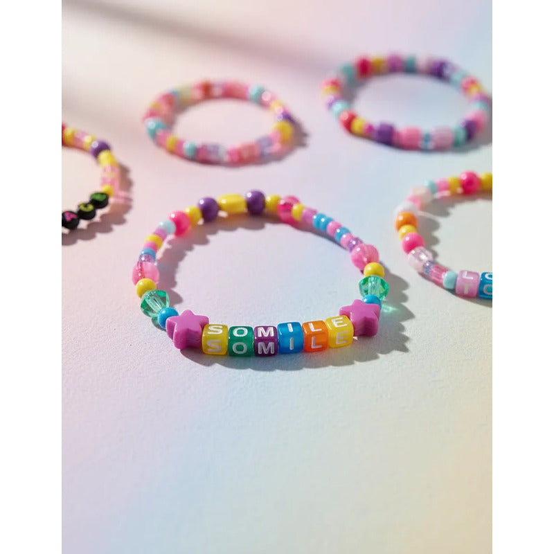Set De Pulseras Y Mostacillas So Beads