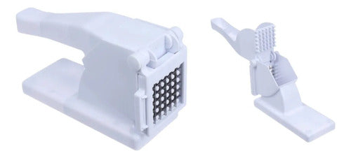 Cortador Picador De Papas Fritas Material Acero Inoxidable Blanco