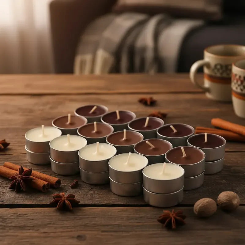 Set De 30 Velas Tealight Aromáticas,ambientes Con Encanto