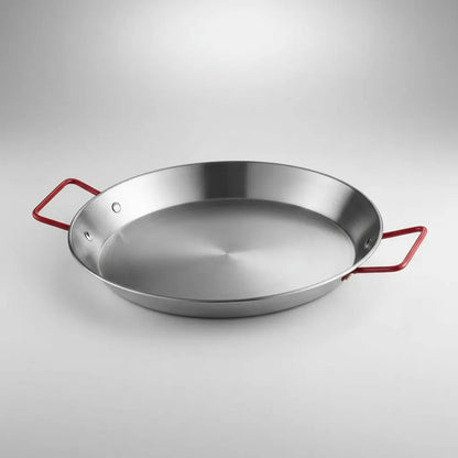 Sartén Antiadherente De 26 Cm Con Mango Rojo Acero Inoxidable