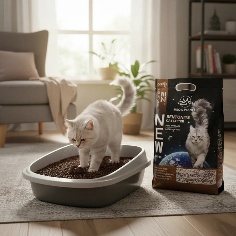 Arena Para Gato Aglutinante 24 Kg, Aroma Café