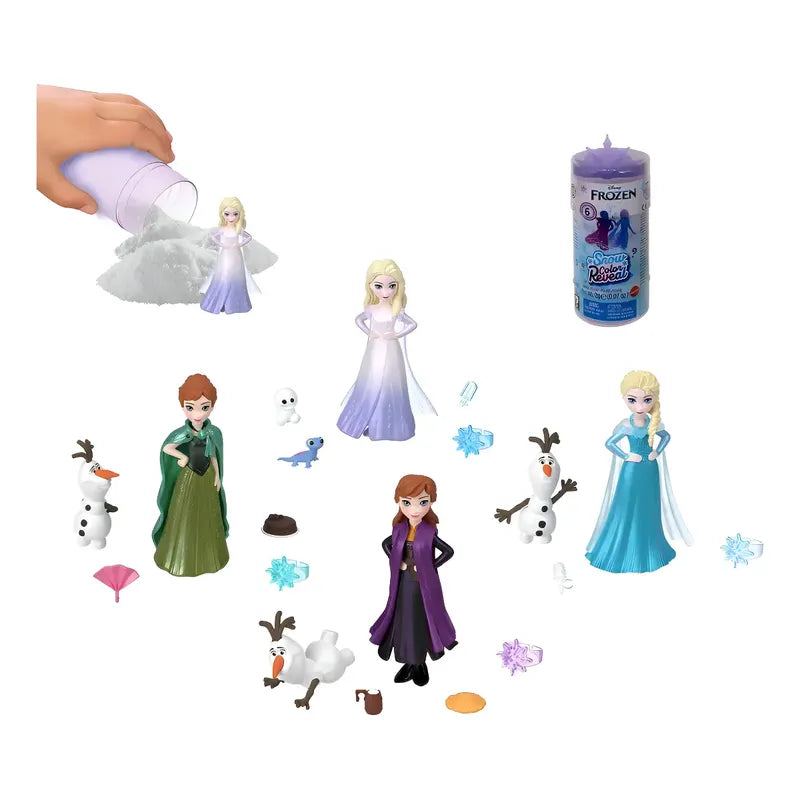 Mattel Disney Frozen Muñeca Snow Color Reveal Sorpresa