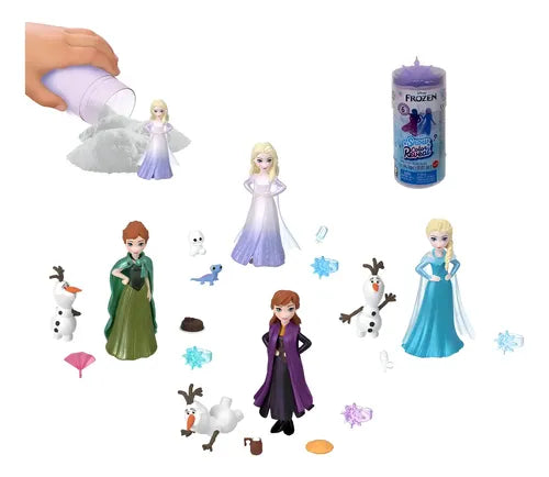 Mattel Disney Frozen Muñeca Snow Color Reveal Sorpresa