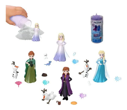 Mattel Disney Frozen Muñeca Snow Color Reveal Sorpresa