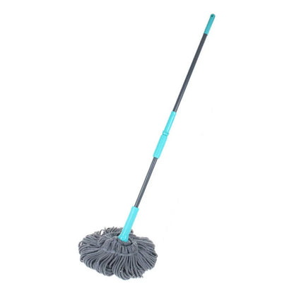 Mopa Trapeador Con Exprimidor Automatico Funcional 135cm Celeste