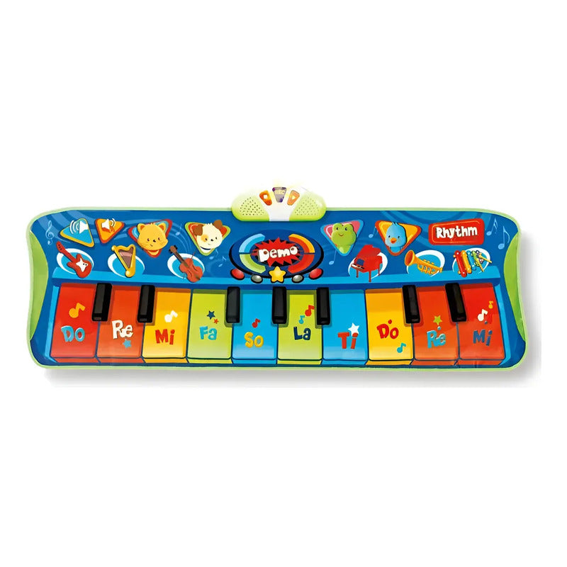 Juguete Bebe Piano Alfombra Con Luces Y Sonido
