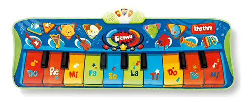 Juguete Bebe Piano Alfombra Con Luces Y Sonido