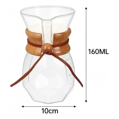 Cafetera Chemex 400ml Con Collar De Madera Blanco