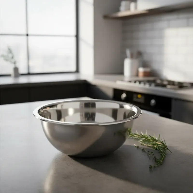 Bowl Acero Inoxidable Ensaladas Cocina Reposteria 55cm Plateado