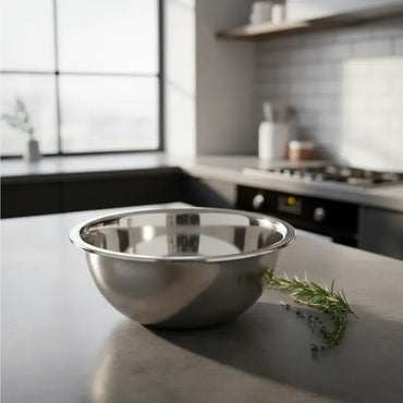 Bowl Acero Inoxidable Ensaladas Cocina Reposteria 55cm Plateado