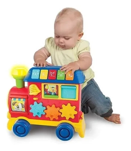 Win Fun Caminador Tren Didactico Con Sonido Jeg 0803-34 Multicolor