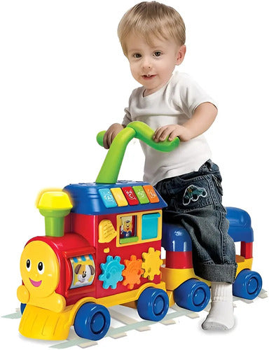 Win Fun Caminador Tren Didactico Con Sonido Jeg 0803-34 Multicolor