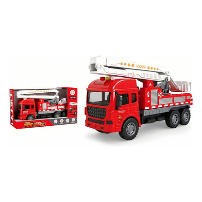 Juguete Camión De Bomberos Para Niños Con Luces Y Sonido Camión Rojo