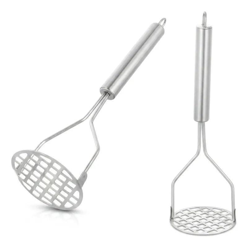 Moledor De Papas Utensilio Triturador Puré 25 Cm Plateado