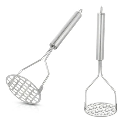 Moledor De Papas Utensilio Triturador Puré 25 Cm Plateado