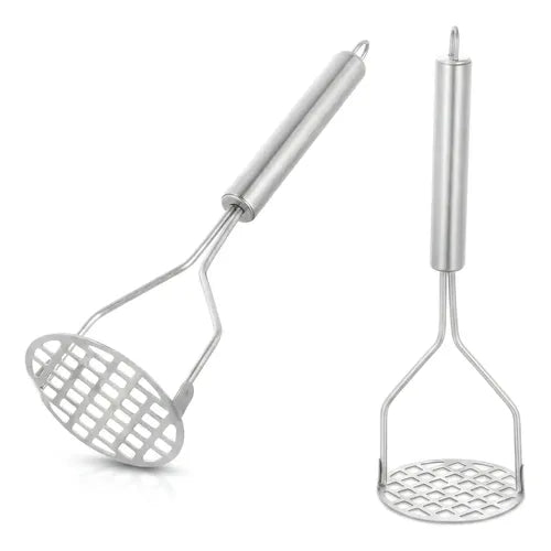 Moledor De Papas Utensilio Triturador Puré 25 Cm Plateado