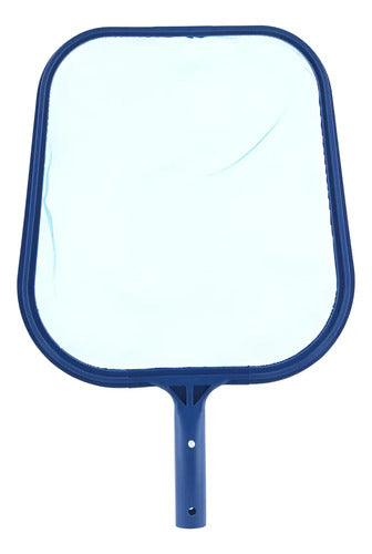 Red Plana Limpia Piscina Saca Hojas Sin Mango Humboldt Azul