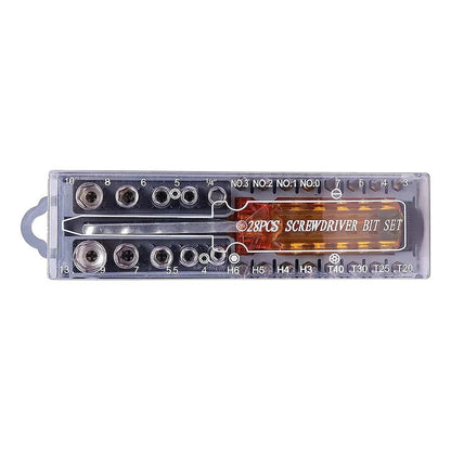 Set Destornillador Y Dados 28 Piezas