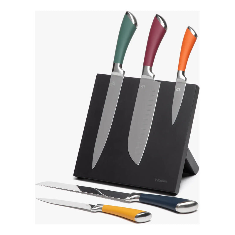 Set De Cuchillos 5 Piezas Magnetico Vario