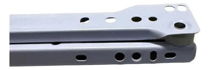 Pack 2 Corredera O Riel Blanco Para Cajón 30 Cm Blanco