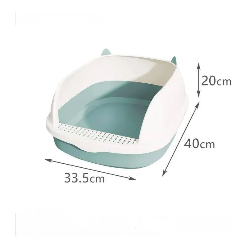 Arenero Para Gato Bandeja Sanitaria 40x33 Con Borde Antiderr