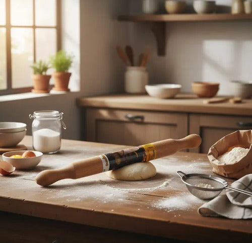 Uslero De Madera Para Cocina 4x40cm Madera