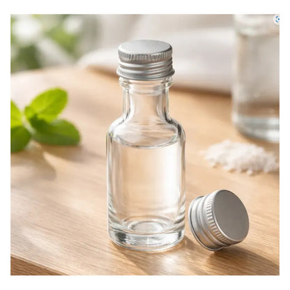 Pack 24 Botellas De Vidrio Ideal Para Aceite O Esencias Transparente