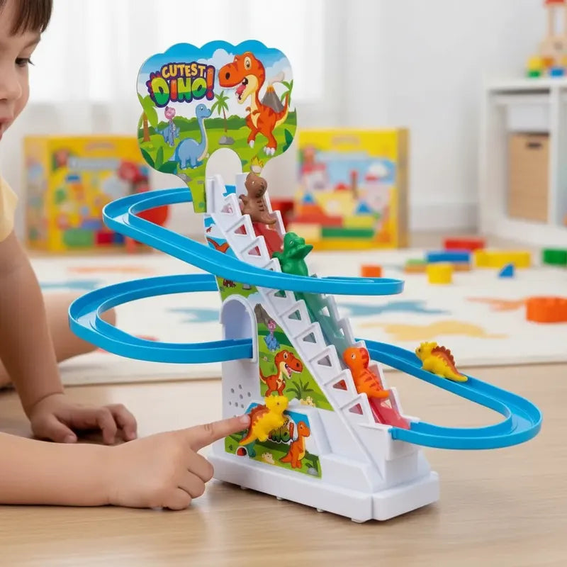 Juego Pista De Carreras De Dinosaurios Para Niños Varios