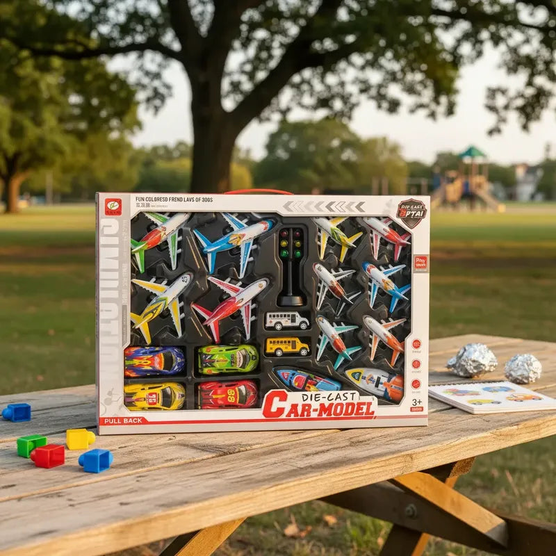 Set De Vehículos  Y Aviones Juguete Para Niños Autos Varios