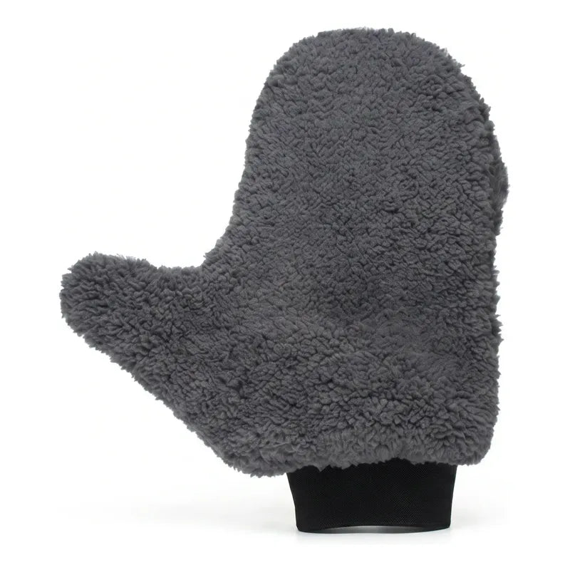 Guantes De Microfibras Para Autos 23cm X 21cm Gris Oscuro