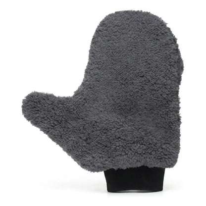 Guantes De Microfibras Para Autos 23cm X 21cm Gris Oscuro