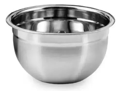 Bowl Acero Inoxidable Ensaladas Cocina Reposteria 50cm Plateado