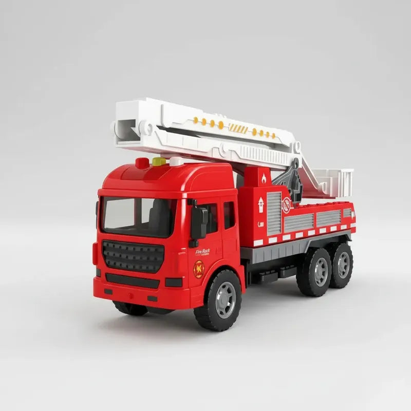 Juguete Camión De Bomberos Para Niños Con Luces Y Sonido Camión Rojo