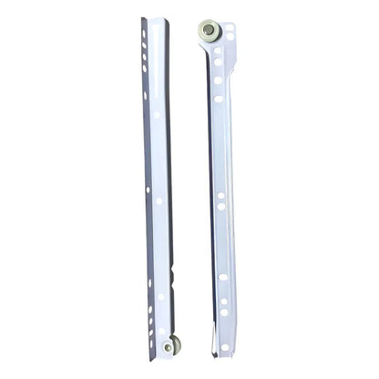 Pack 2 Corredera O Riel Blanco Para Cajón 60 Cm Blanco