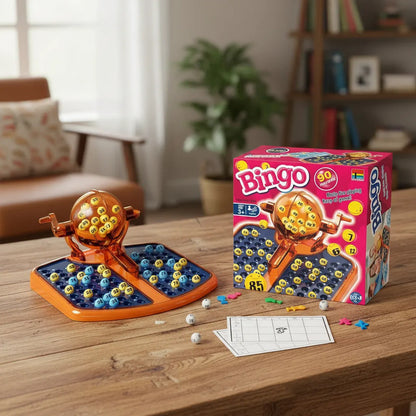 Bingo Lotto Tombola Juego De Mesa Familiar Minijuegos Fiesta